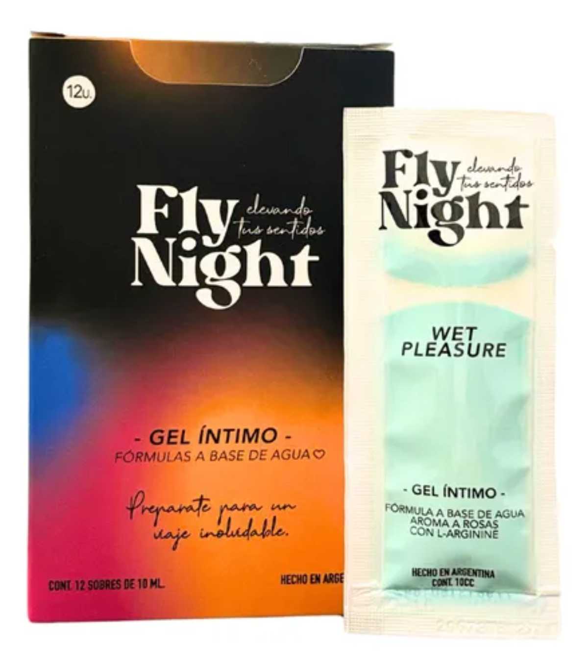 Gel Estimulante FEMENINO Wet Pleasure Fly Night 10 CC 1017 ($1500 efectivo o transferencia)