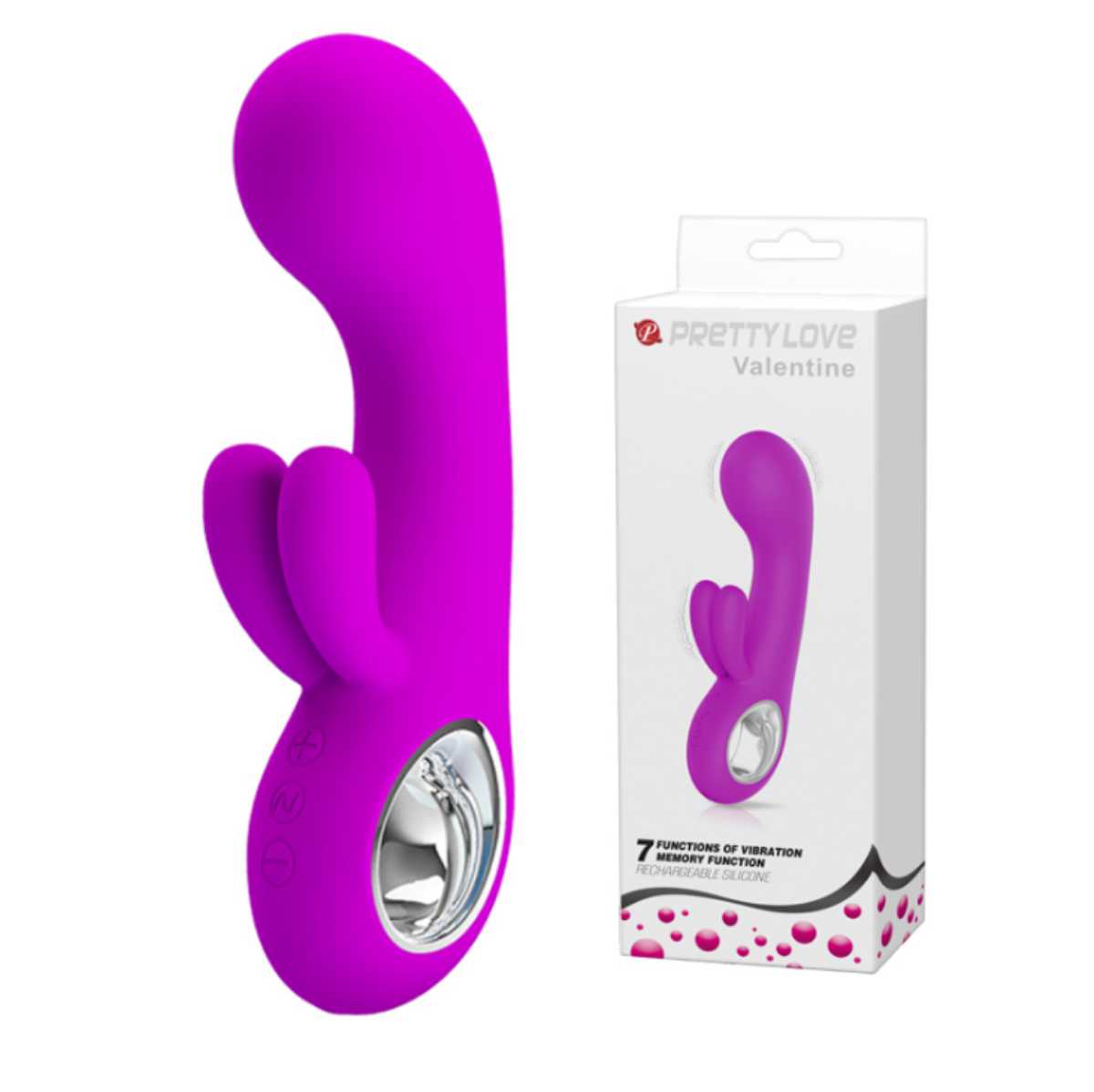Estimulador Dual Pretty Love Valentine USB ($80900 efectivo o transferencia)