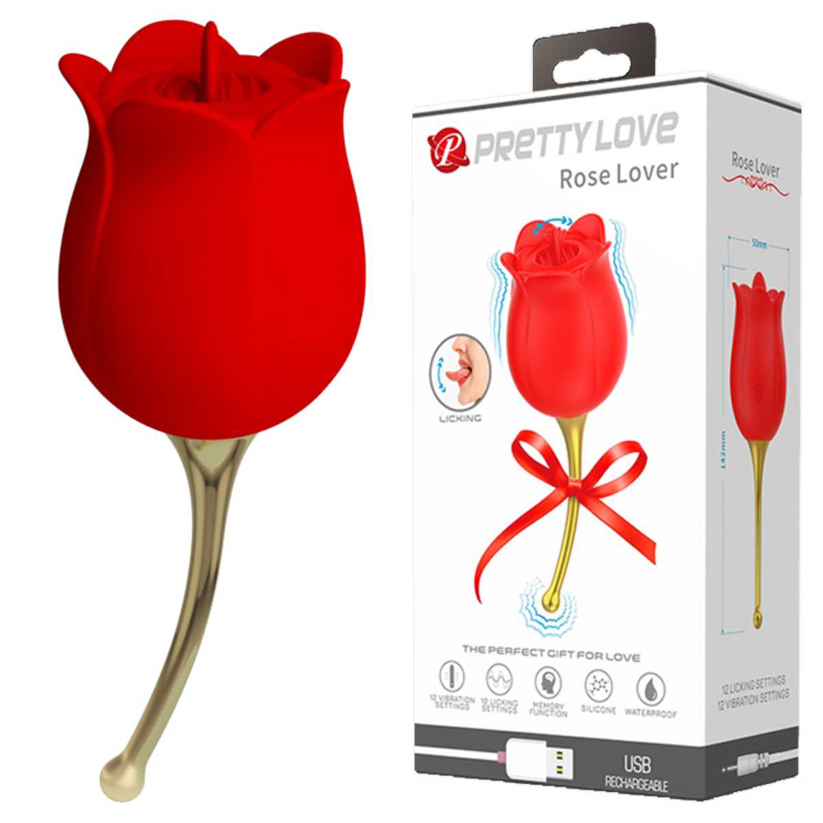 Pretty Love Rose Lover Estimulador Clitoriano ($62900 efectivo o  transerencia)