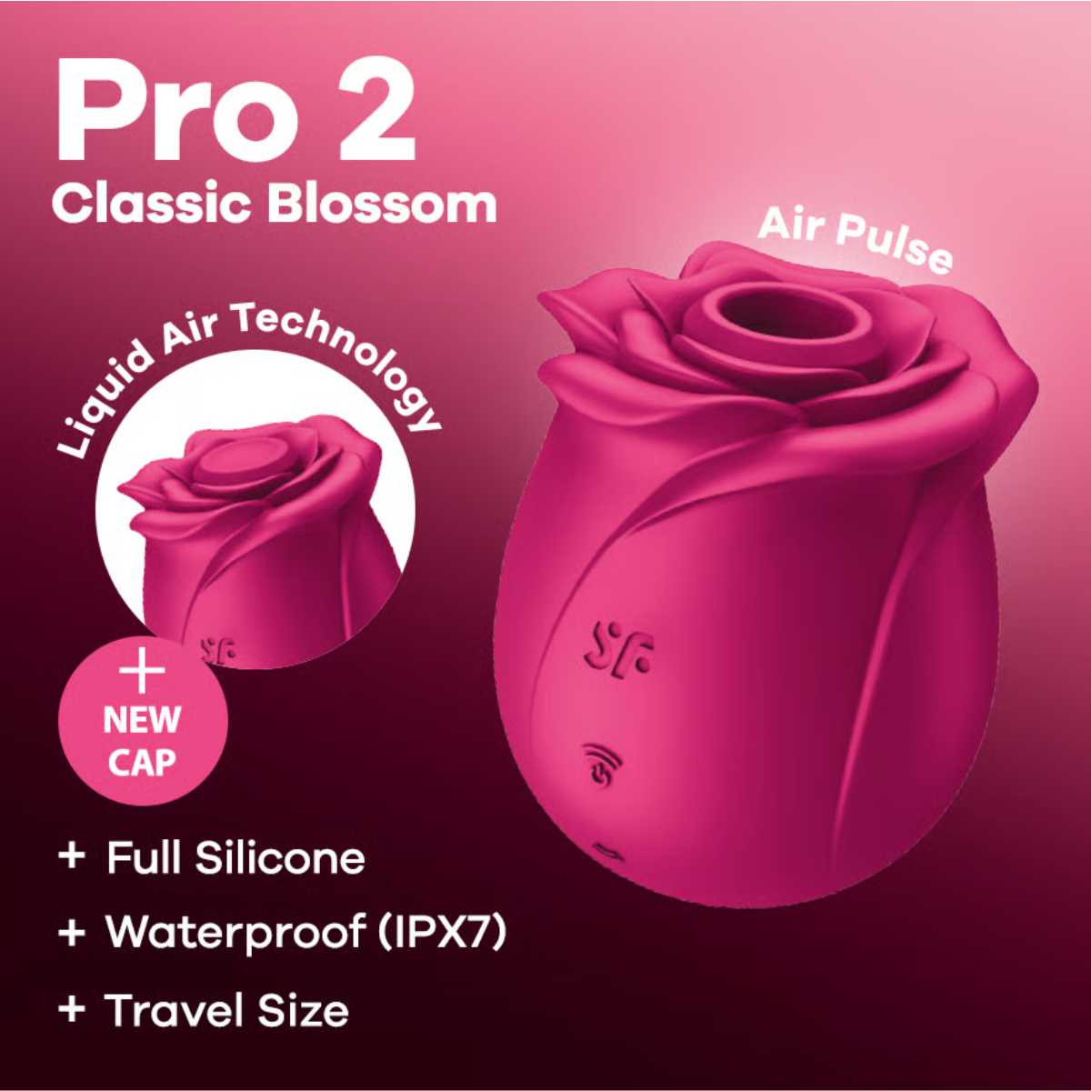 Satisfyer Pro 2 Classic Blossom ($71900 efectivo o transferencia)