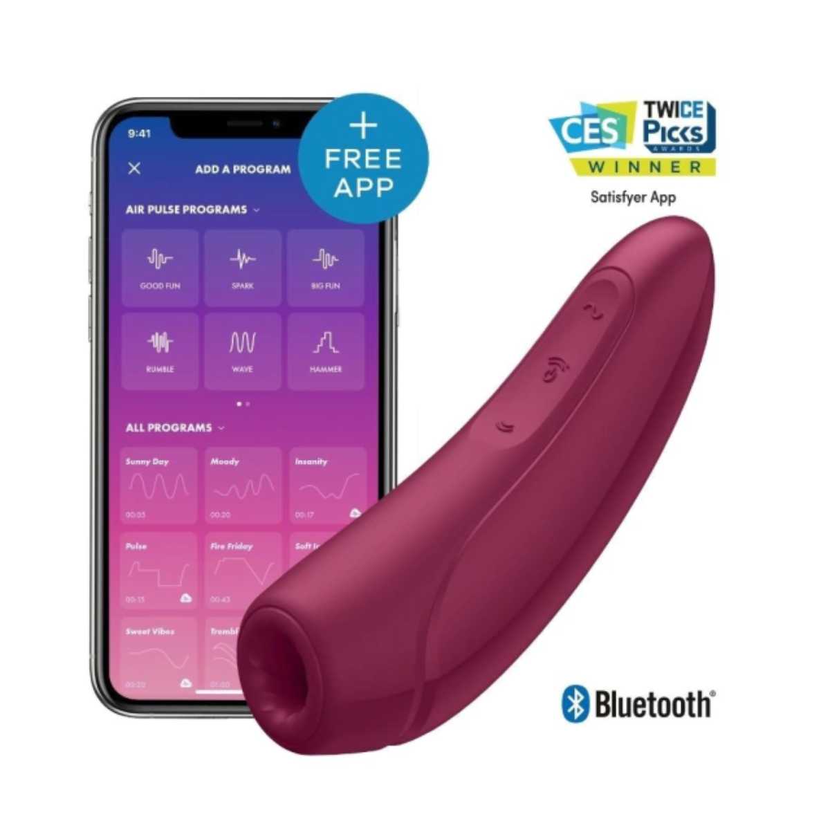 Curvy 1+ Succionador de clitoris con control Bluetooth ($103500 efectivo o transferencia)