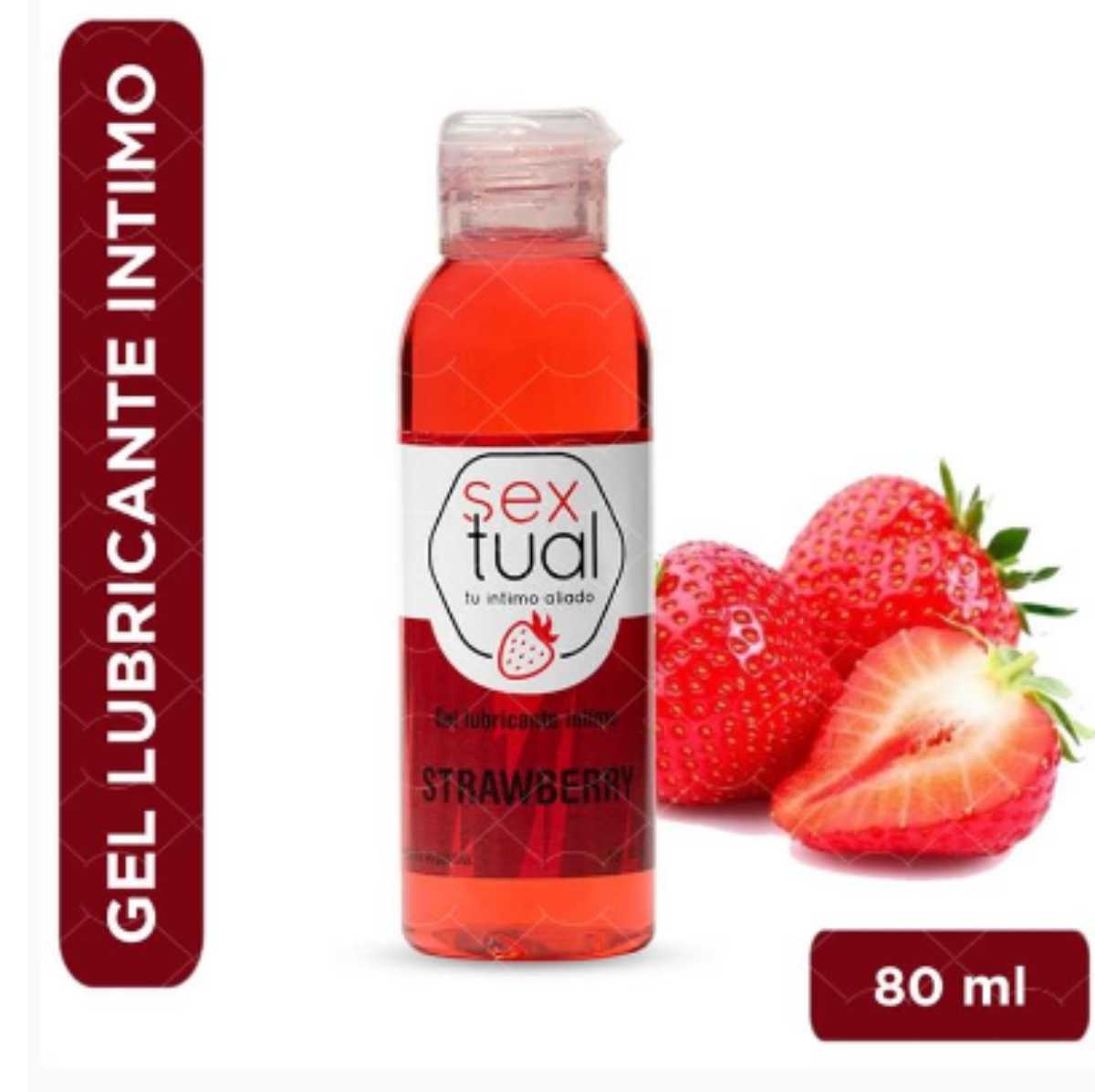 Gel lubricante sabor Frutilla 80ml ($5300 efectivo o transferencia)